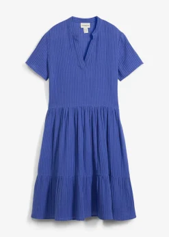 bonprix bonprix Vestido azul violaceo-azul genciana con rayas Outlet