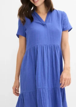 bonprix bonprix Vestido azul violaceo-azul genciana con rayas Outlet