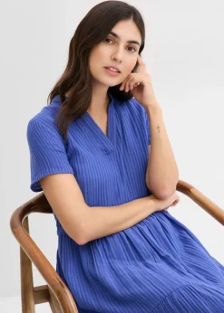 bonprix bonprix Vestido azul violaceo-azul genciana con rayas Outlet