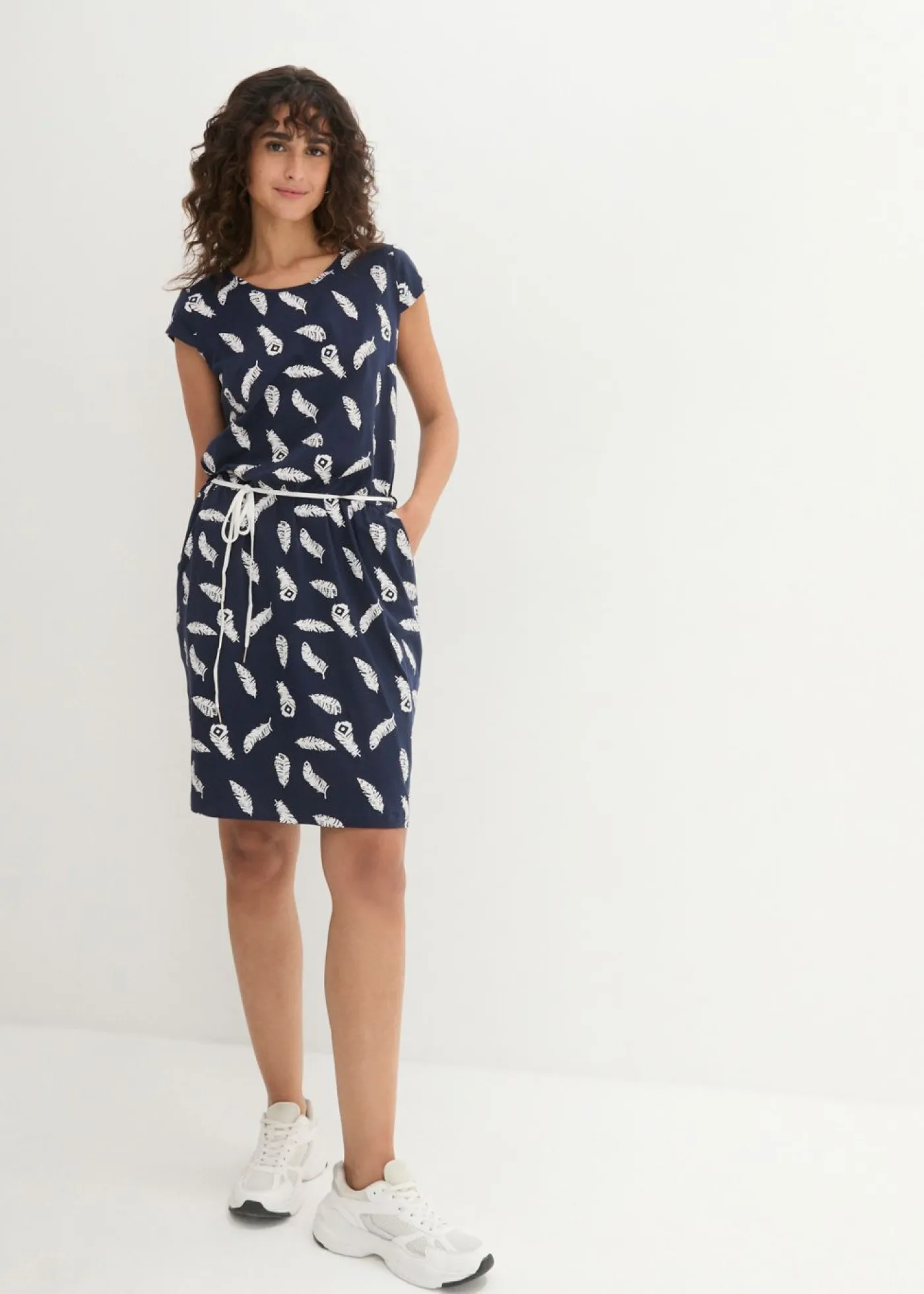 bonprix bonprix Vestido Azul oscuro estampado Hot