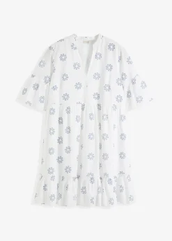 bonprix bonprix Vestido Blanco-azul Clearance