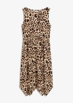 bonprix bonprix Vestido Beige-negro con estampado de leopardo Best