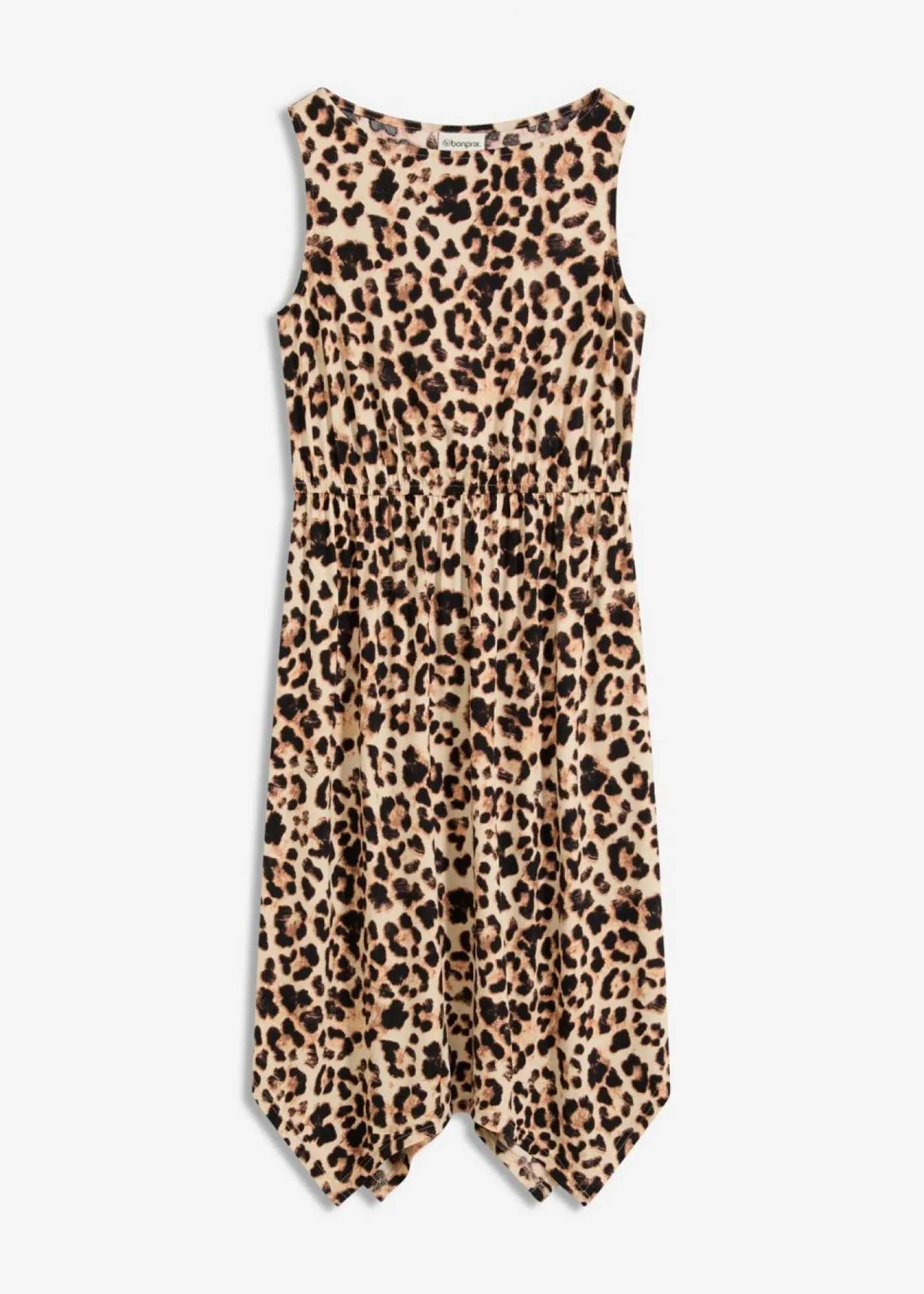 bonprix bonprix Vestido Beige-negro con estampado de leopardo Best