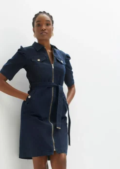bonprix bonprix Vestido denim oscuro Sale