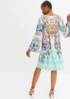 bonprix bonprix Vestido turquesa/rosa pálido Discount