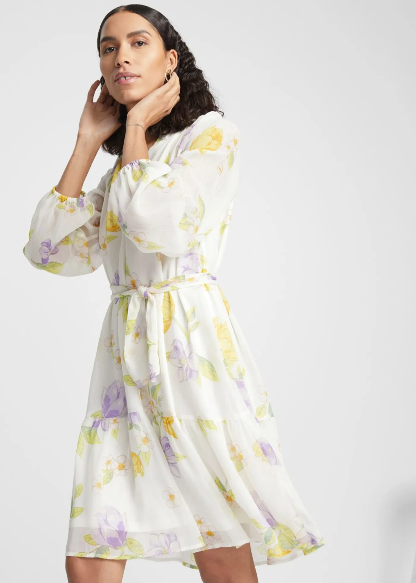 bonprix bonprix Vestido Blanco de flores Best