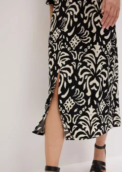 bonprix bonprix Vestido Negro-blanco Clearance
