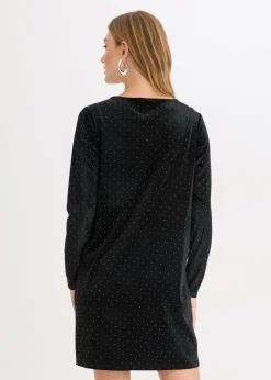 bonprix bonprix Vestido Negro metalizado New
