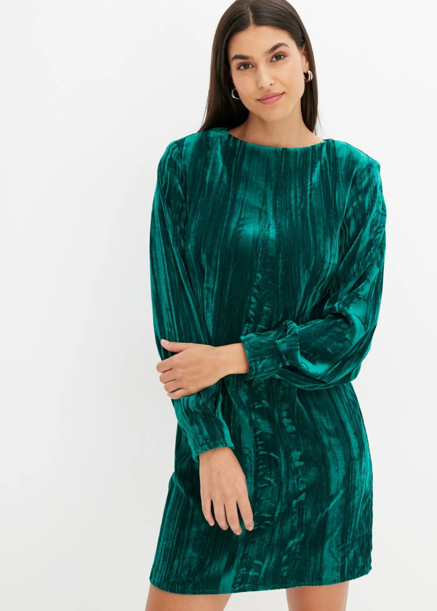 bonprix bonprix Vestido verde, brillante New