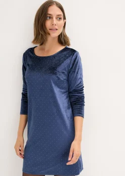 bonprix bonprix Vestido Azul marino metalizado Best