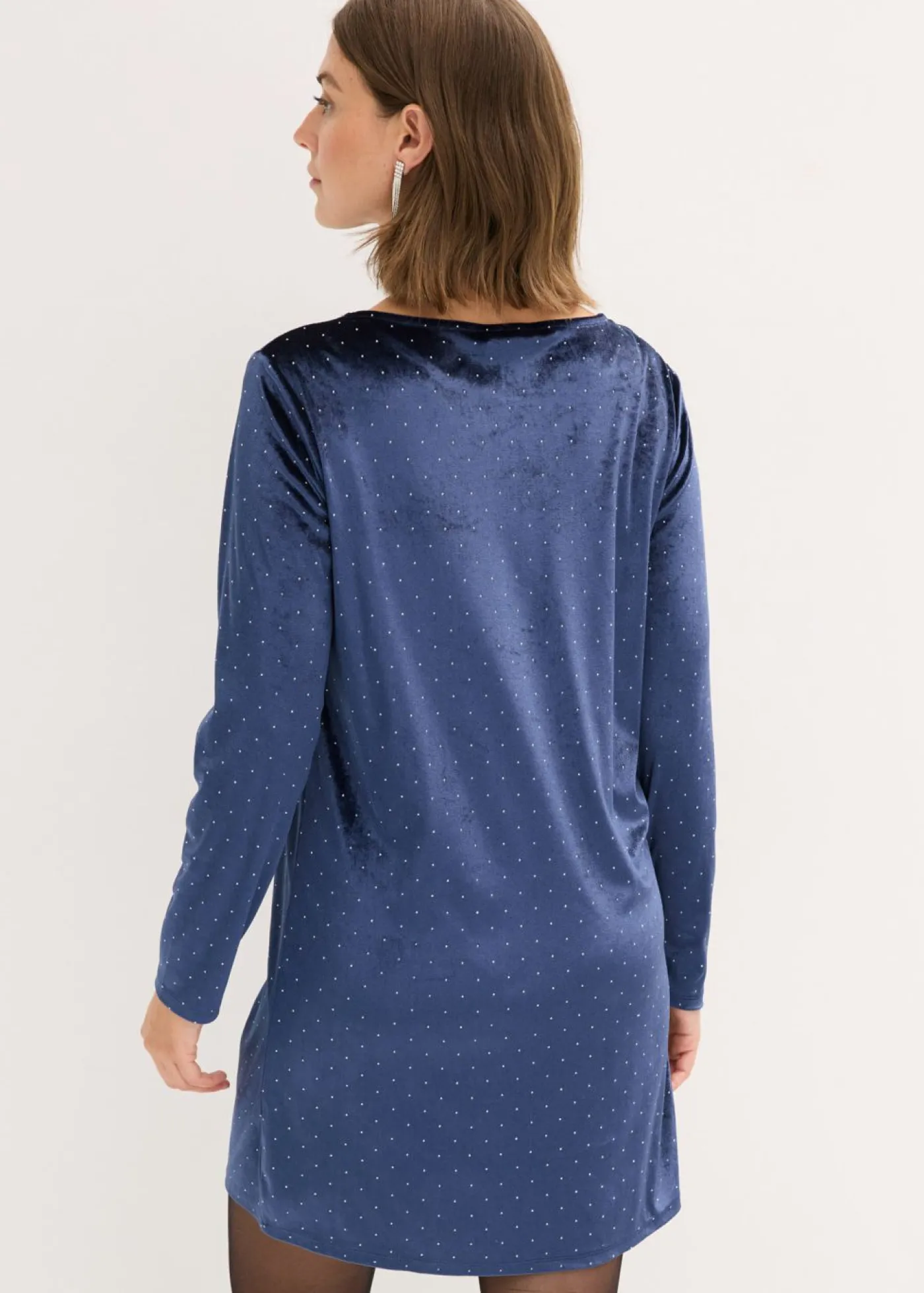 bonprix bonprix Vestido Azul marino metalizado Best