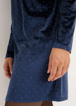 bonprix bonprix Vestido Azul marino metalizado Best
