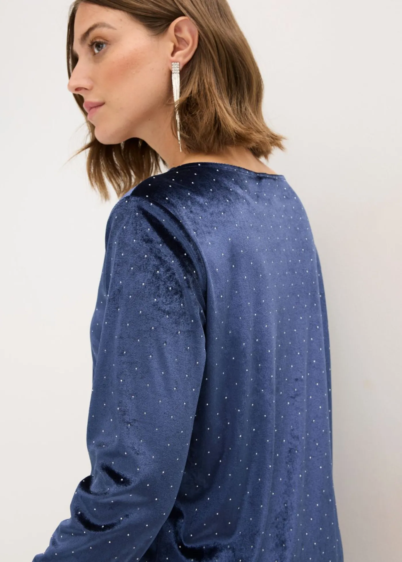bonprix bonprix Vestido Azul marino metalizado Best