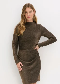 bonprix bonprix Vestido Negro-oro New