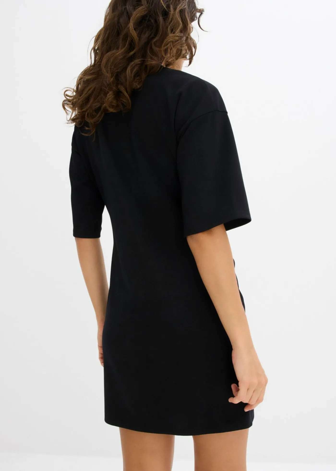 bonprix bonprix Vestido ancho tipo camiseta Negro Best