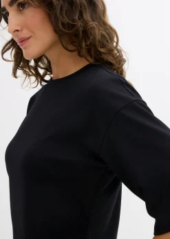 bonprix bonprix Vestido ancho tipo camiseta Negro Best