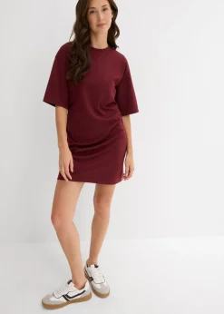 bonprix bonprix Vestido ancho tipo camiseta rojo avellana Best
