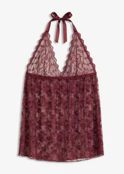 bonprix bonprix Vestido anudado al cuello de encaje Baya Clearance