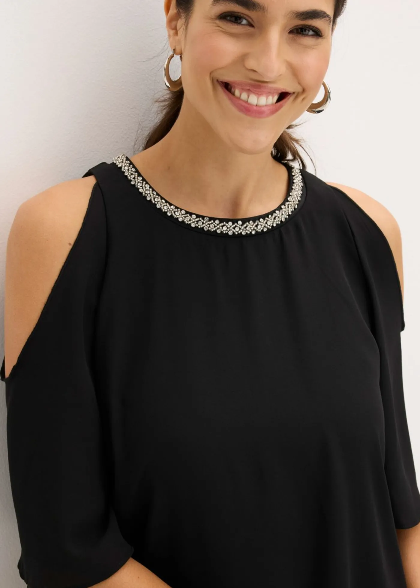 bonprix bonprix Vestido camisero Negro