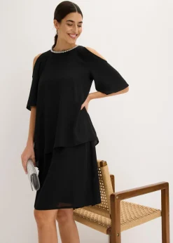 bonprix bonprix Vestido camisero Negro