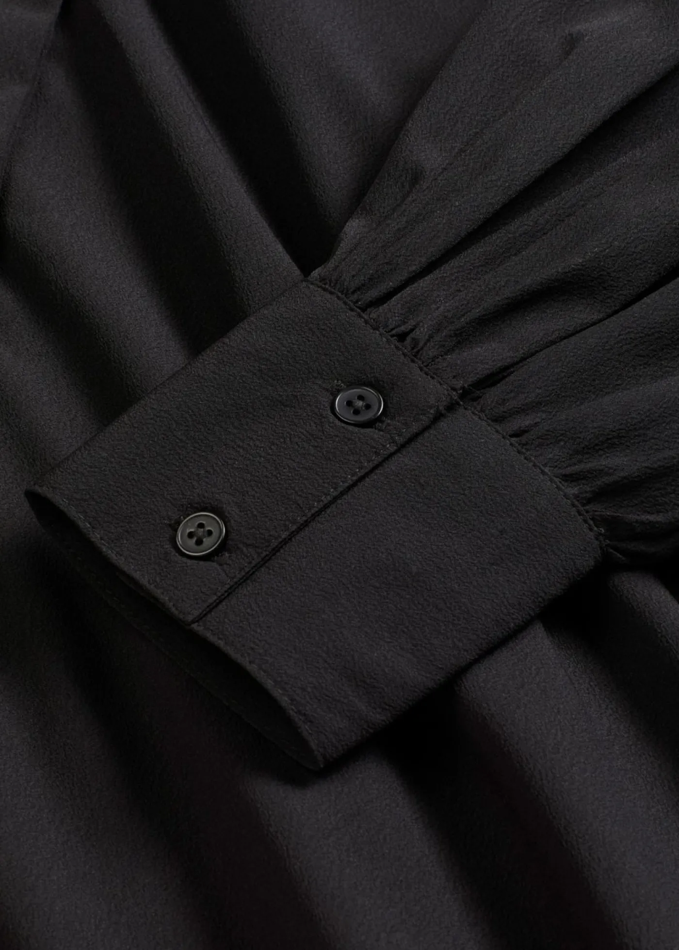bonprix bonprix Vestido camisero con lazo en el cuello Negro Online