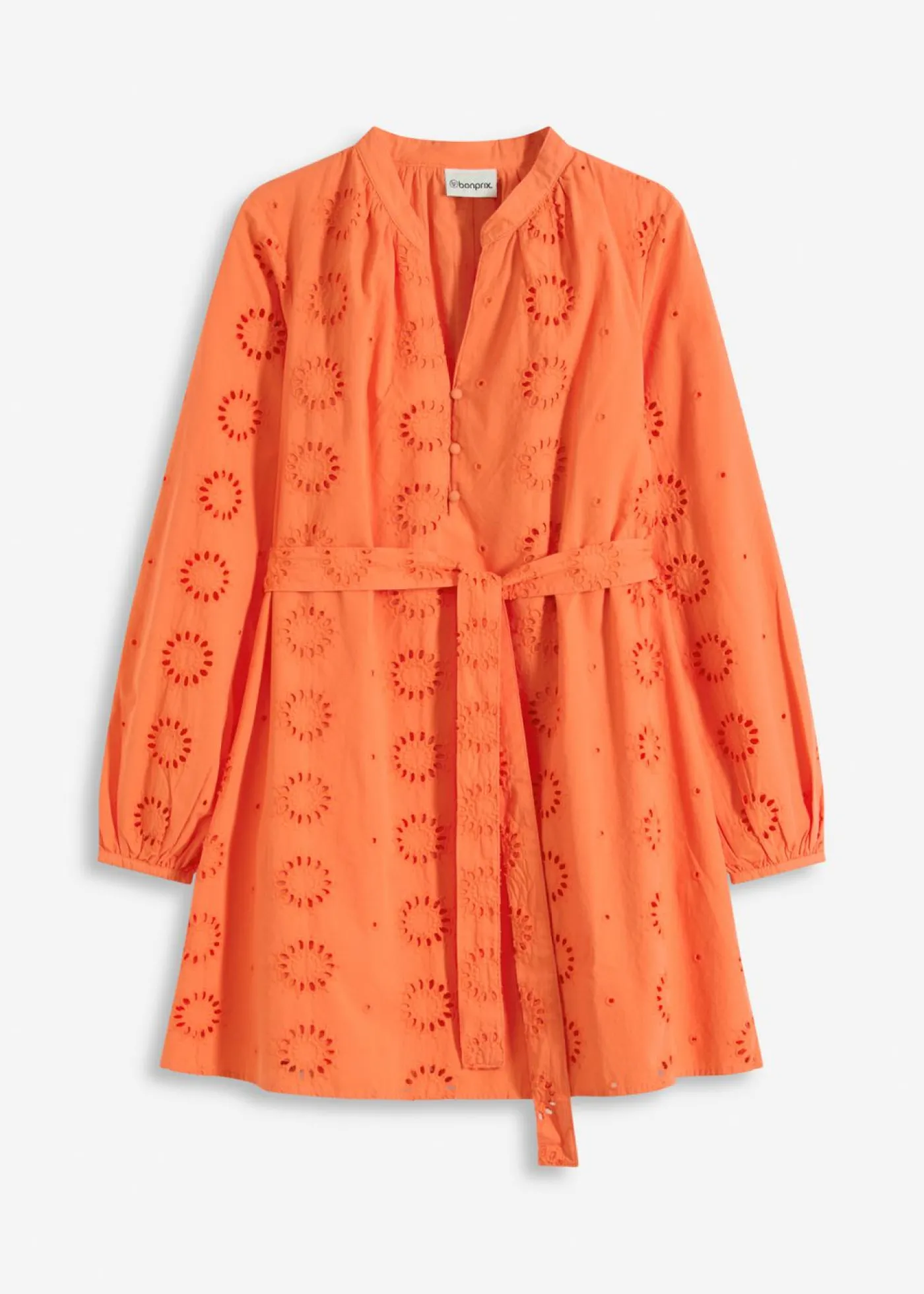 bonprix bonprix Vestido camisero de algodón orgánico puro mango Hot