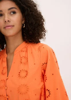 bonprix bonprix Vestido camisero de algodón orgánico puro mango Hot