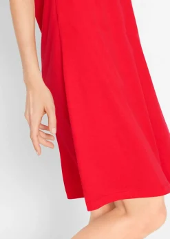 bonprix bonprix Vestido camisero de algodón orgánico puro fresa Discount