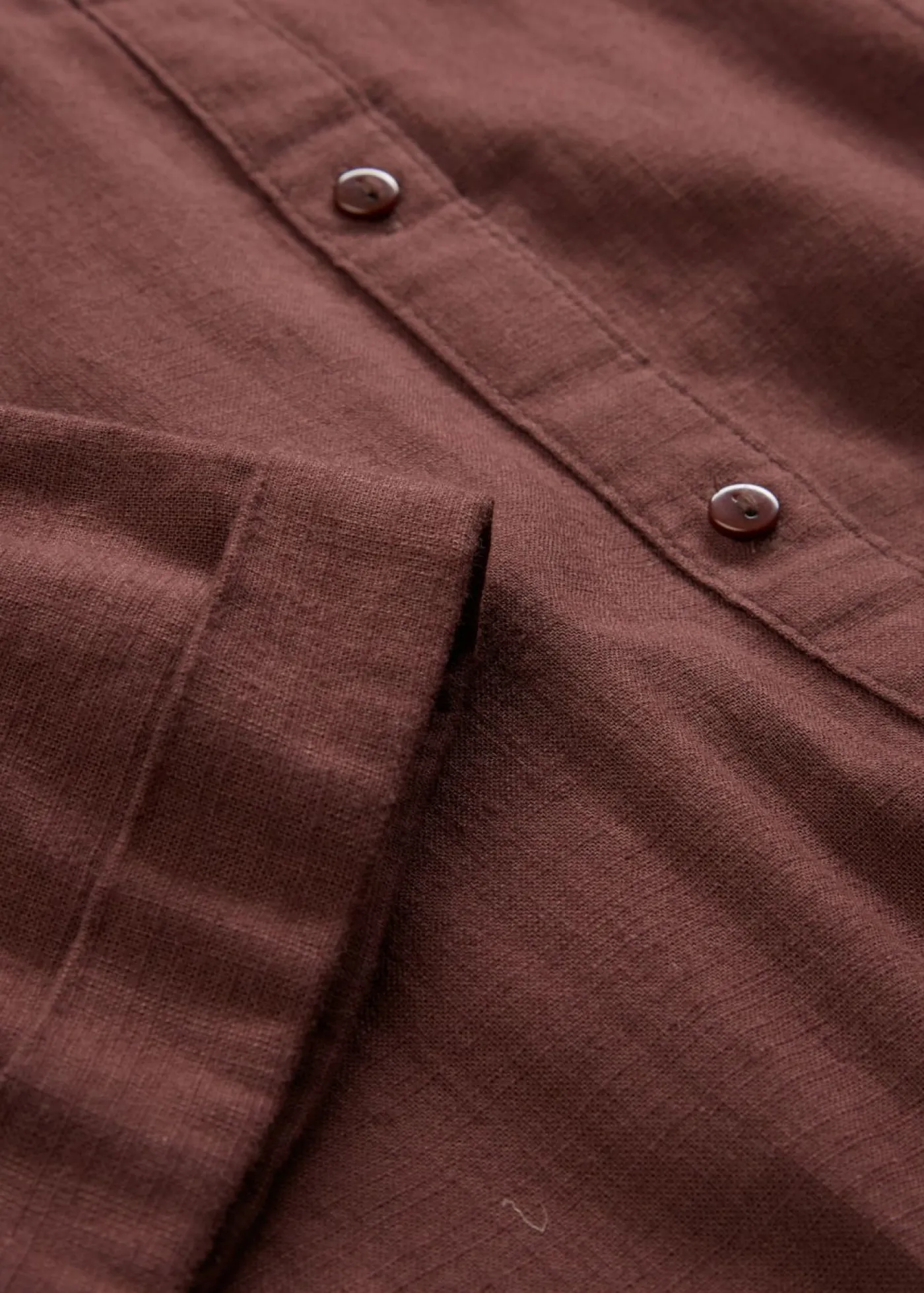 bonprix bonprix Vestido camisero de algodón puro Marrón tierra Outlet