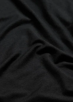 bonprix bonprix Vestido camisero de viscosa fina Negro Online