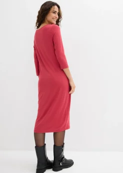 bonprix bonprix Vestido camisero de viscosa fina Cereza Best