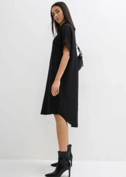 bonprix bonprix Vestido camisero de viscosa fina azul provenzal Sale