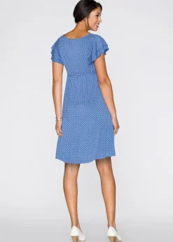 bonprix bonprix Vestido camisero premamá Azul cielo de lunares Outlet