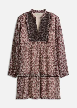 bonprix bonprix Vestido con bordado Blanco lana