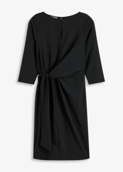 bonprix bonprix Vestido con detalle de cordón Negro