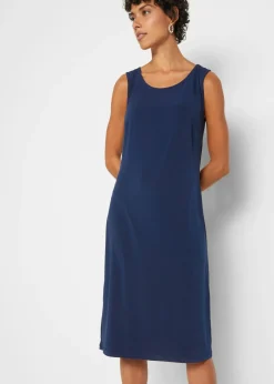 bonprix bonprix Vestido con encaje (2 piezas) Azul marino Sale