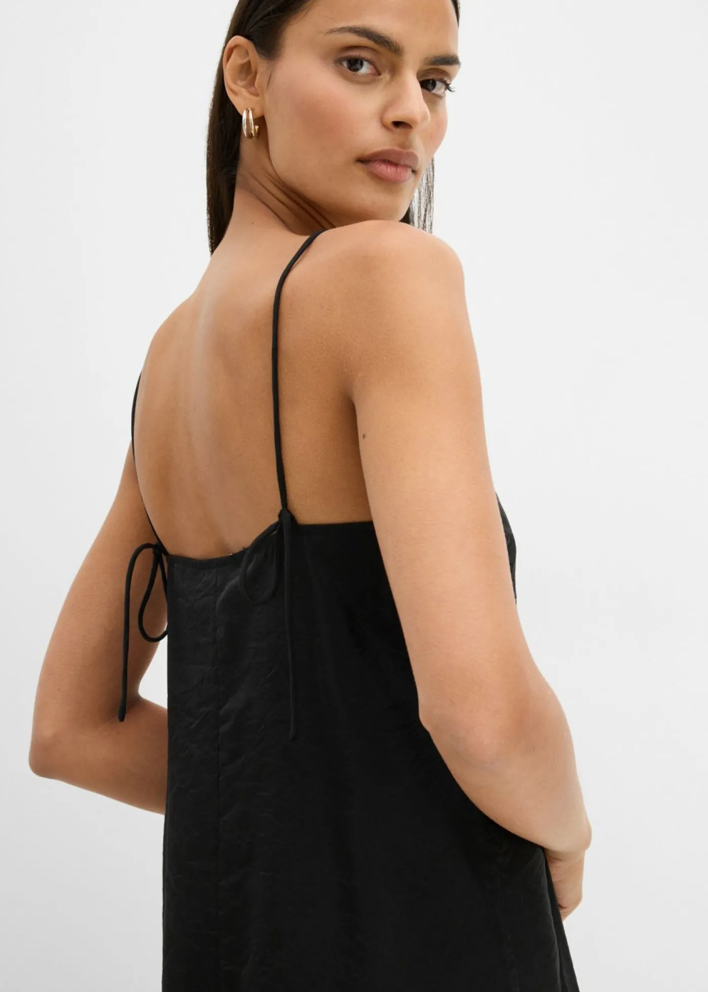 bonprix bonprix Vestido con tirantes finos Negro New