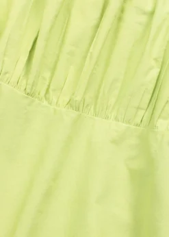bonprix bonprix Vestido corto de algodón orgánico puro Amarillo cítrico New