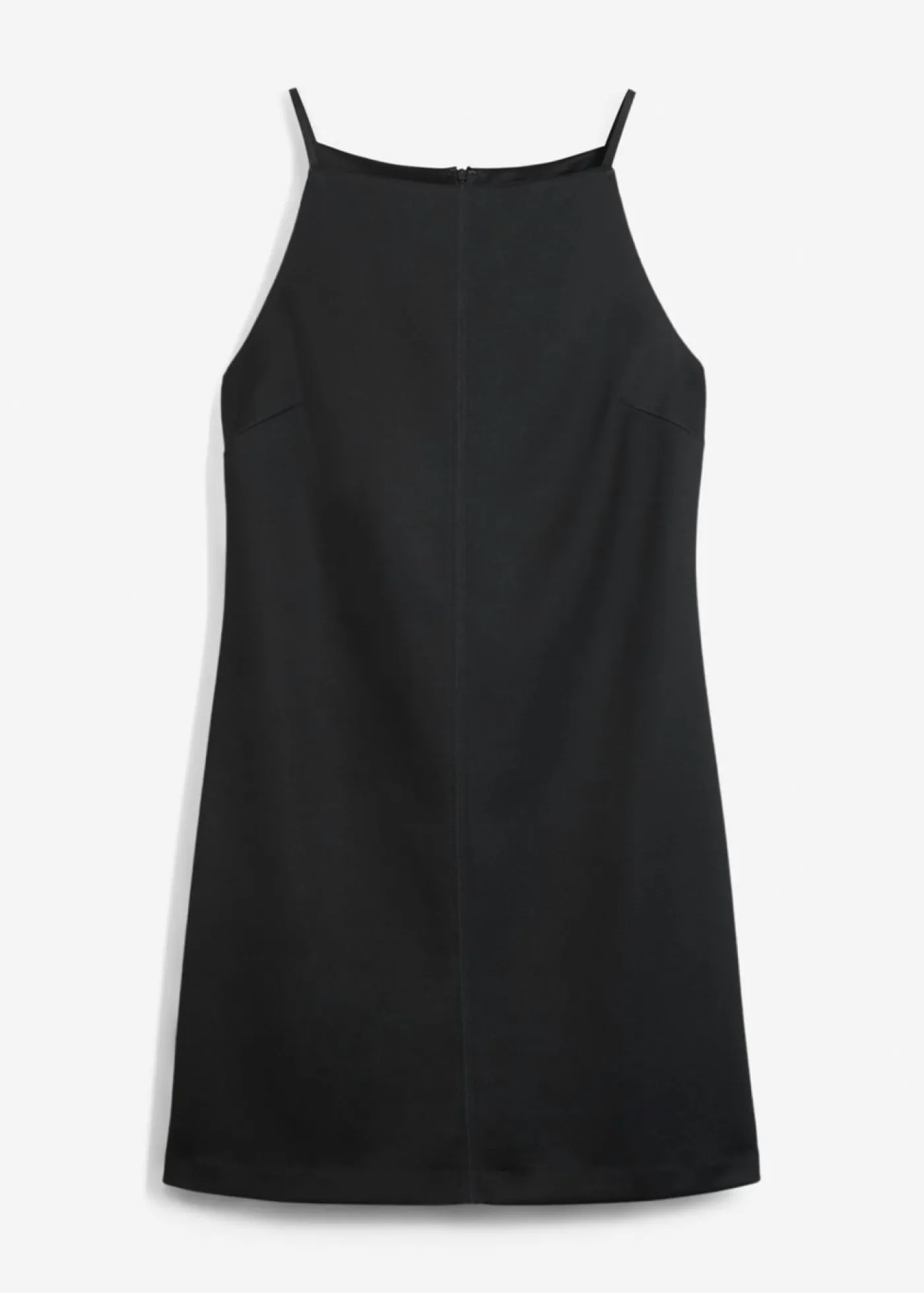 bonprix bonprix Vestido corto de neopreno fluido Negro Online