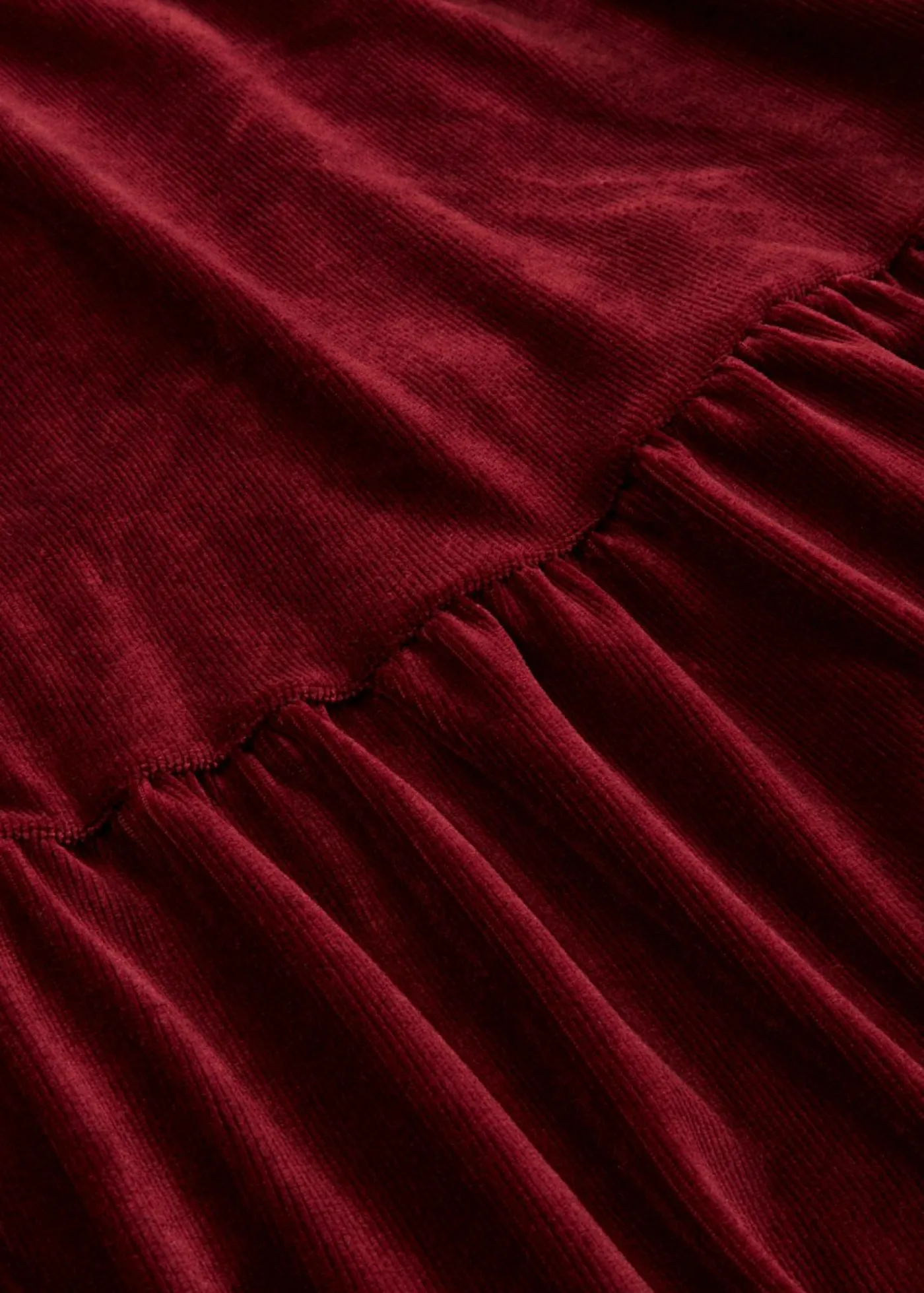bonprix bonprix Vestido corto de terciopelo elástico rojo avellana Best