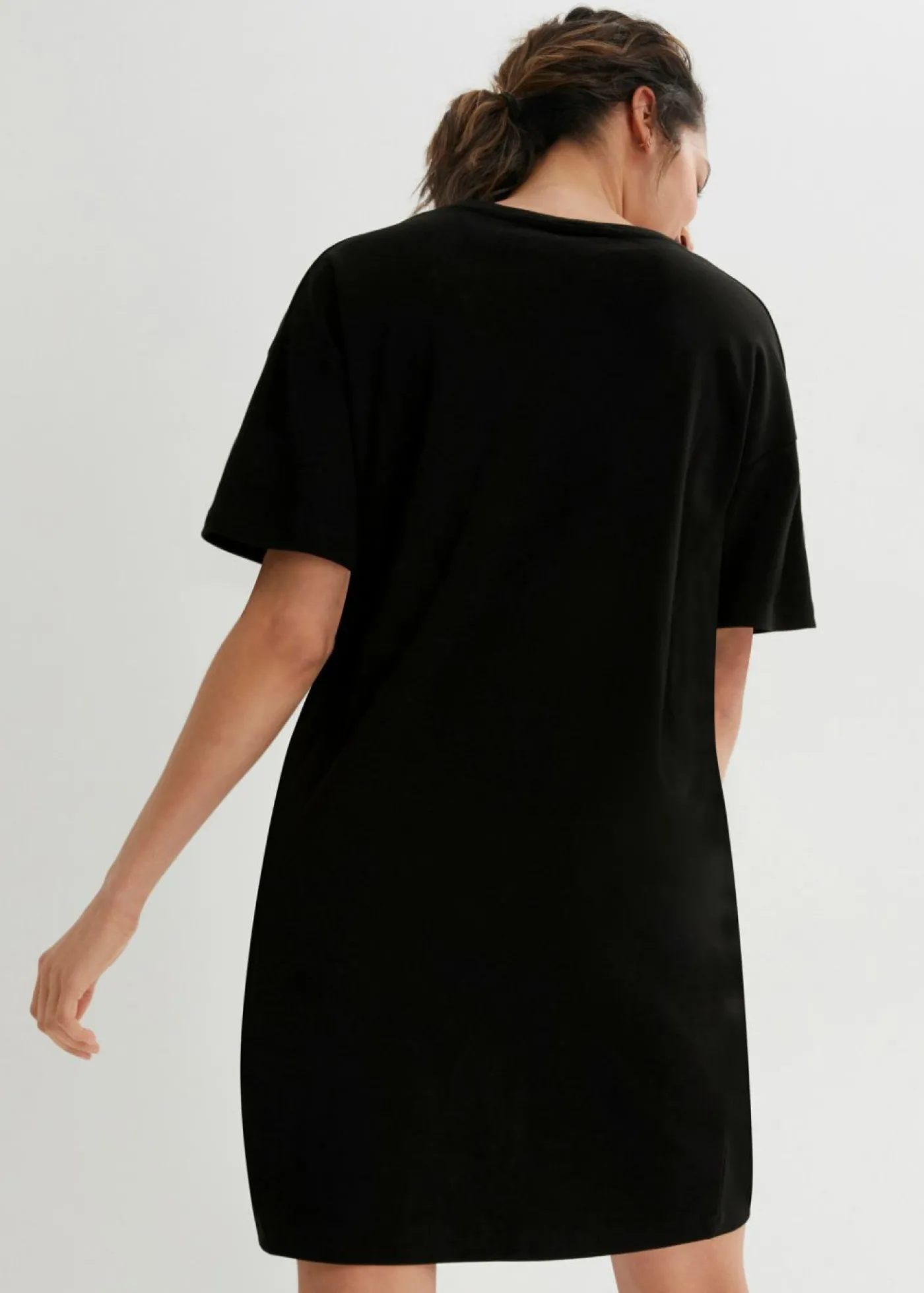 bonprix bonprix Vestido de algodón Negro Clearance