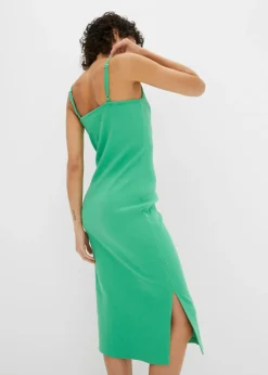 bonprix bonprix Vestido de algodón Verde ópalo