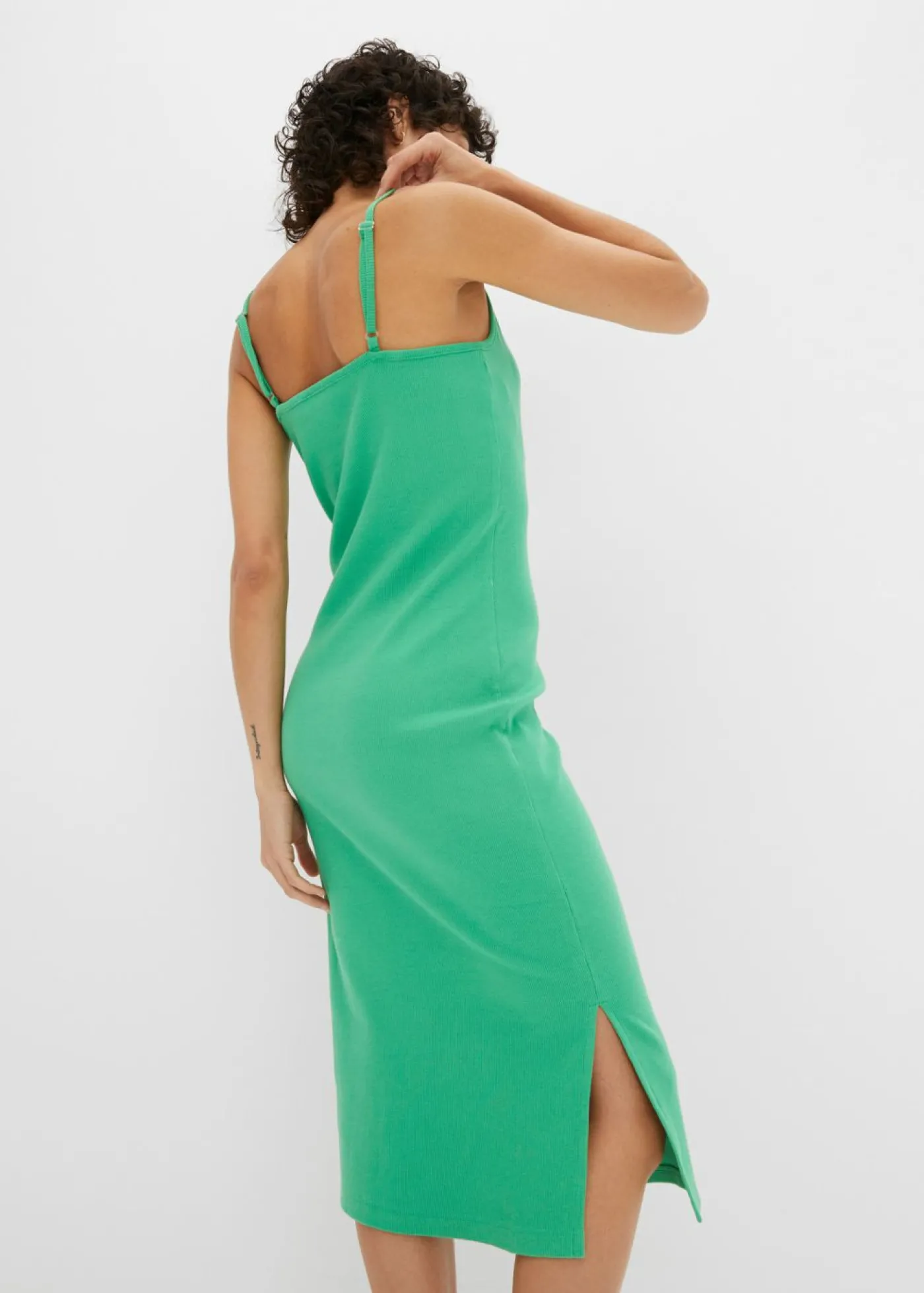 bonprix bonprix Vestido de algodón Verde ópalo