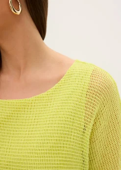 bonprix bonprix Vestido de aspecto 2 en 1 Amarillo cítrico Best