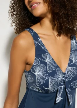 bonprix bonprix Vestido de baño con bañador integrado Azul marino Discount