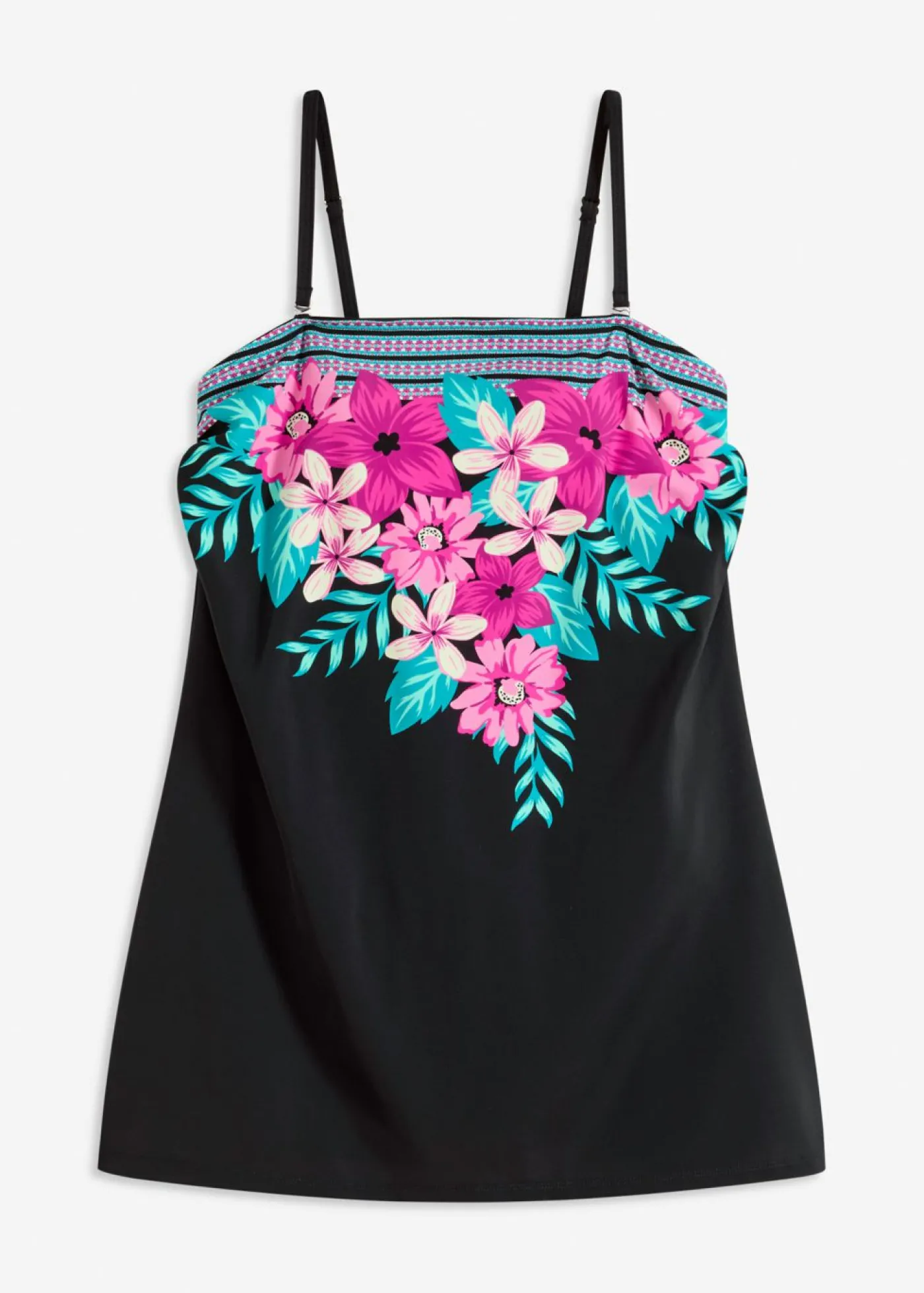 bonprix bonprix Vestido de baño con efecto moldeador medio Negro Hot