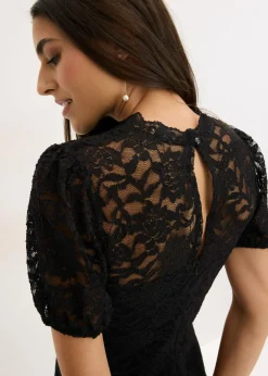 bonprix bonprix Vestido de encaje Negro