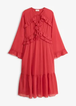 bonprix bonprix Vestido de gasa Cereza Sale