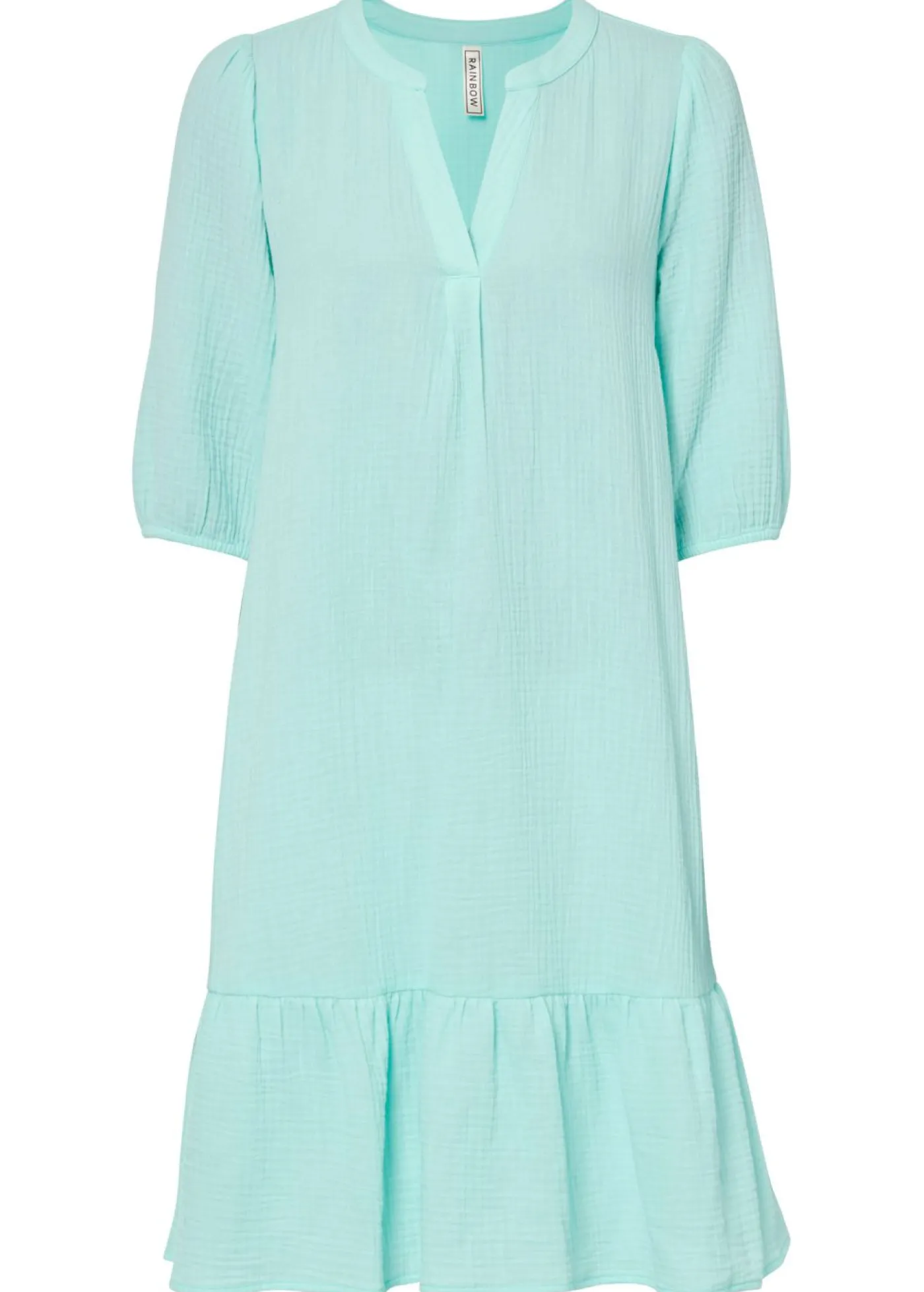 bonprix bonprix Vestido de gasa Azul mentol Outlet