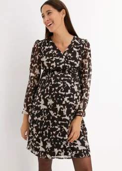 bonprix bonprix Vestido de lactancia Negro Clearance